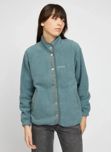 Fleece Jacket "Fleet" - pale ocean