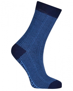 Herringbone Socks - blue