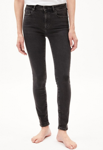 Jeans "Tillaa X Stretch" (vegan) - true black washed