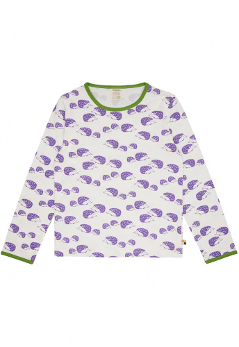 Langarm-Shirt mit Druck - violet