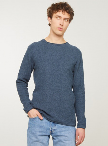 Pullover "Eukalyptus" - dark arctic blue
