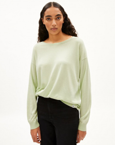 Knit Sweater "Laarni"- pastel green
