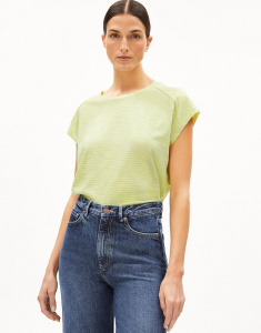 Shirt "Oneliaa Lovely Stripes" - pastel green/yellow light