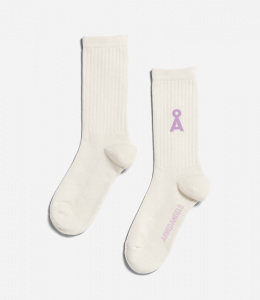 Socks "Saamus Bold"- oatmilk/lavender light