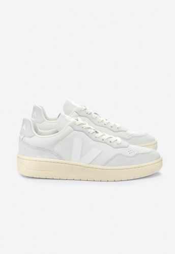 Veja "V-90 O.T. Leather" - gravel white
