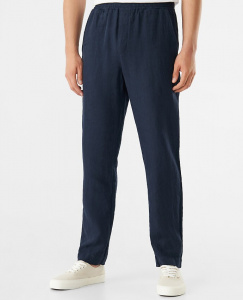 Givn Linen Pants "GBEric" - midnight blue