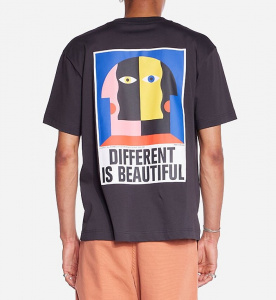 T-Shirt "Different" - carbon black