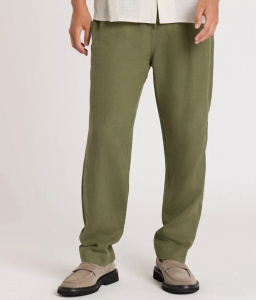 Linen Pants "Martin" - four leaf clover