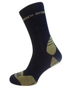 Hirsch Sports Socks "Mika" - green/anthra