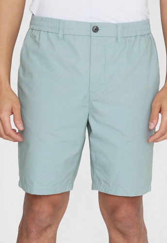 Lockere Shorts aus Popeline - gray mist