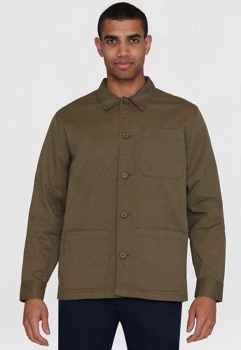 Twill Overshirt - olive