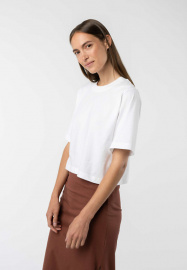 Cropped T-Shirt "Desna" - white