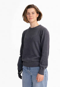 Knit Sweater "Dhana" - anthracite melange