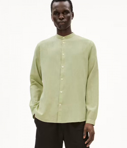 Stand Up Collar Shirt "Vaaleronimus" - light matcha