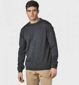 Mens Basic Merino Knit - anthracite