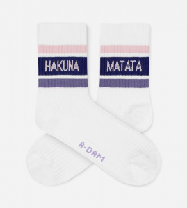 Quarter Socks "Purple Hakuna Matata"
