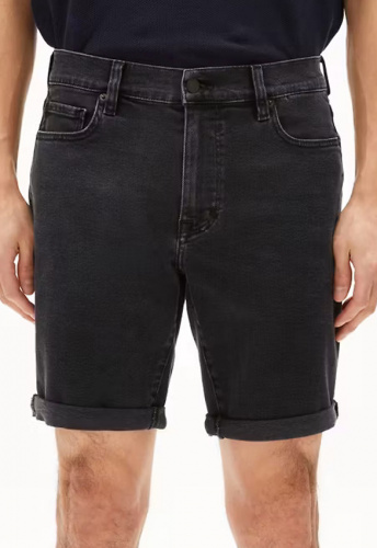 Jeans Shorts "Naailo Black DNM" - black washed