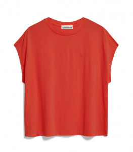 Oversized T-Shirt "Inaara" - poppy red