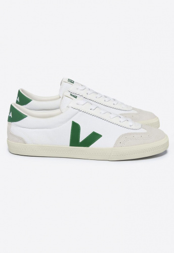 Veja "Volley Canvas" - white emeraude