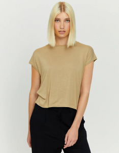 T-Shirt "Golden" - sandy olive