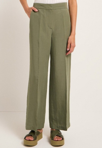 Lanius "Hose Mit Weitem Bein" (Leinen) - tea leaf