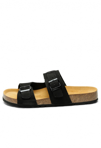 Sandale "Luca Nubuk" - black