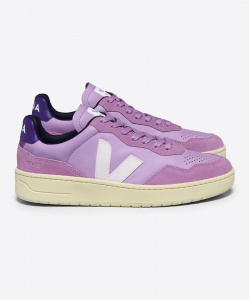 Veja "V-90 O.T. Leather" - orchid white