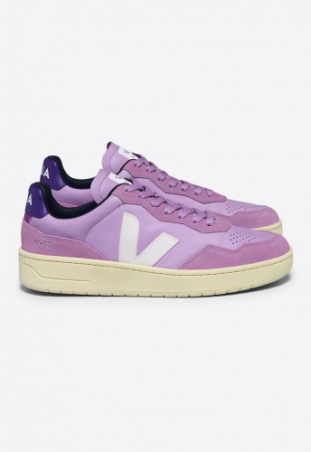 Veja "V-90 O.T. Leather" - orchid white