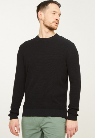 Strick-Pullover "Lupin" - black