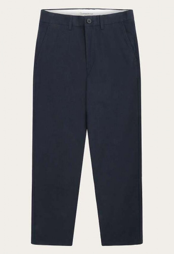 Flanell-Chino - dunkelblau