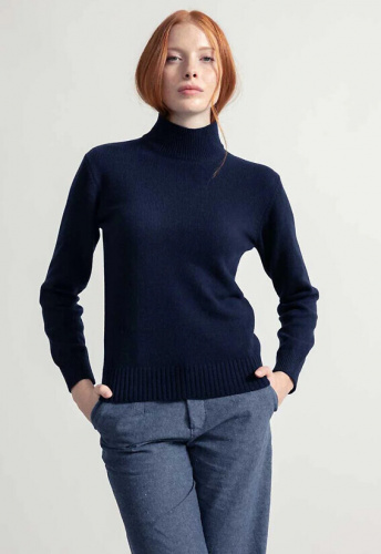 Kaschmir-Pullover "Ada" - dunkelblau