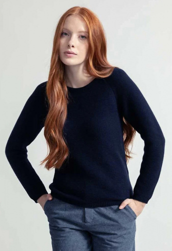 Kaschmir-Pullover "Giulietta" - blue mora