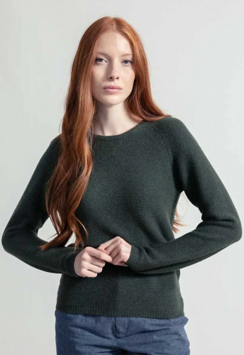 Kaschmir-Pullover "Giulietta" - green foresta