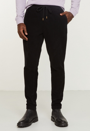 Kord-Jogg-Chino "Cas" - schwarz