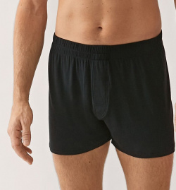 Boxer aus Modal "Aasker" - schwarz Boxer aus Modal "Aasker" - schwarz