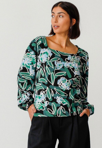 Longsleeve "Edurne" - grün