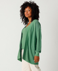 Knit Cardigan "Ara" - grass green