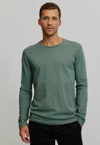 Longsleeve "Maca" - eukalyptus