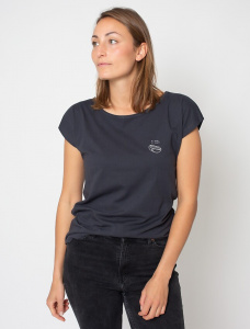 Zerum Damen T-Shirt "Me Solving My Problems" - arsenic