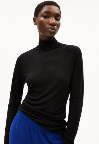 Longsleeve "Graziliaa Wool Blend" - black