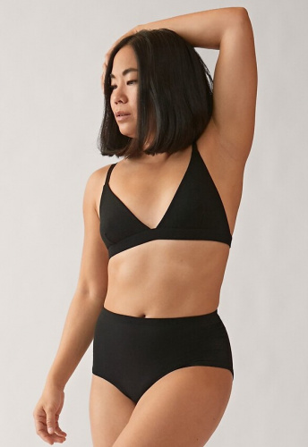 Triangel Bralette aus Modal "Osilaa" - schwarz