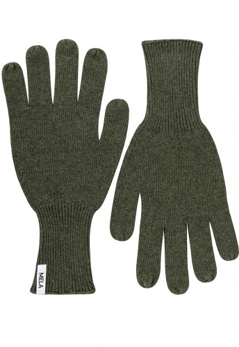 Strick-Handschuhe "Rishi" - grün melange