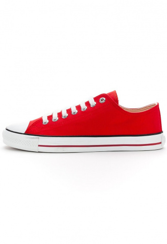 Ethletic Sneaker Locut - rot/weiss