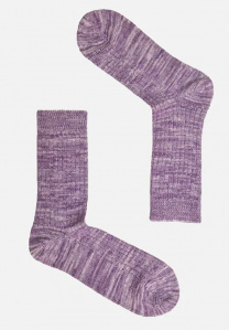 Socken "Tipu Mouline" - lilac