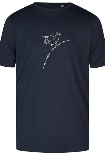 T-Shirt "Rotkehlchen" - nachtblau