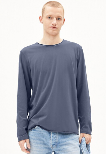 Longsleeve "Maarkos LS Brushed" - moonlight gray