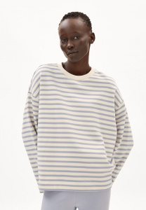 Sweatshirt "Frankaa Maarlen Stripe" - undyed/misty morning