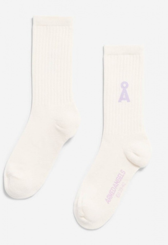 Socken "Saamus Bold" - oatmilk/lavender light
