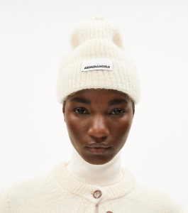 Wool/Mohair Hat "Snowaa" - oatmilk