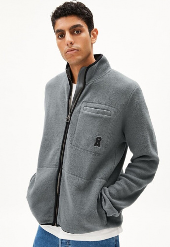 Fleece-Jacke "Aableo" - space steel